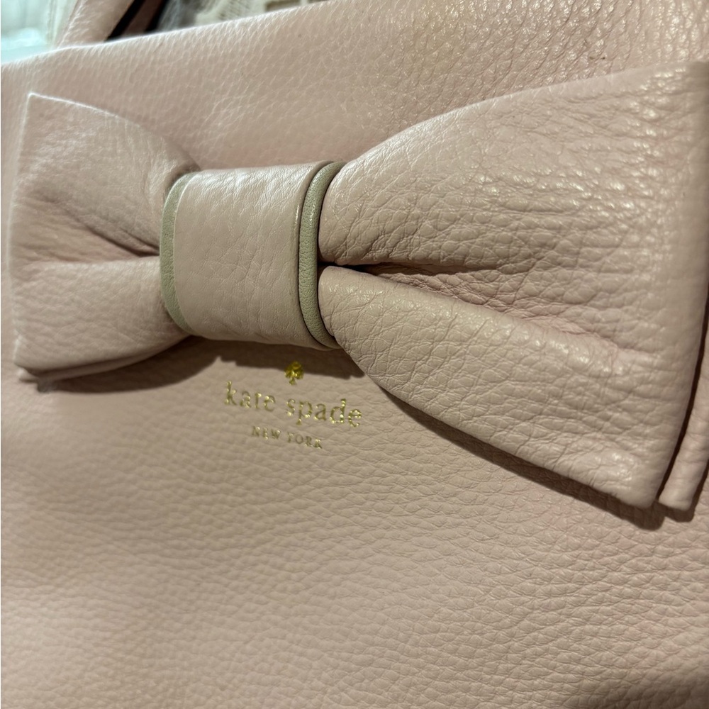 Kate Spade Blush Pink Tote with Bow Accent - Picture 2 of 16